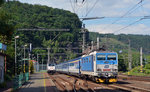 Mit dem EC 175 erreicht 371 002 am 14.06.16 Decin. Anschließend ging die Fahrt weiter zum Hbf Prag.