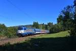 380 020 mit REX 1542 am 12.09.2018 bei Lasberg-St.