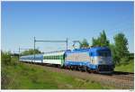 380 014 mit dem IC571; Nahe Ladna, 7.5.2011