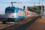 CD 380 018 brachte am Silvestertag des Jahres 2015 den Schnellzug D101 nach Wien Hbf.