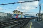 Ein IC-Zug aus Praha hl.n. trifft mit einer CD 380 in Brno ein.
06.03.2015