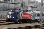 CD 380 011-7 vor dem EC 104 (Wien Westbahnhof - Gdynia Glowna) am 16.August 2015 bei der Hst. Matzleinsdorfer Platz.