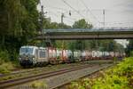 383 410-8 HHLA/METRANS Vectron mit KLV in Ostbevern, August 2024.