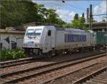 386 005-3 der Metrans in Hamburg Harburg.
