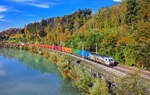 386 020 mit TEC 41921 am 24.10.2024 bei Ingling.