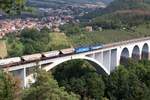 CDC 240 021-6 und 053-9 am 24.August 2019 auf dem Dolni Loucky Viadukt.