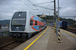 Dieser ET 471 (471 039-3) wurde am 24.09.2017 im Hauptbahnhof von Usti nad Labem gesichtet.