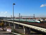 ČD 680 Pendolino Alstom nahe dem Hauptbahnhof Prag am 31.10.