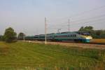 Pendolino am 23.8.2013 bei Lhota auf dem Weg nach Prag.