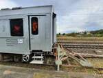 CZ-EVN 60 54 89-29 047-4 vom Revolution Train, am 03.10.2021 am Prellbock vom ehemaligen Bahnsteig 4 in Neudietendorf.