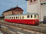 Der M 262 0206 am 14.8.2011 im Bahnhof Podbořany(Podersam).