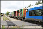 Auf der eingleisigen Bergstrecke zwischen Budweis via Krummau nach Cerny Kriz verkehren derzeit ex deutsche Triebwagen der Baureihe 650 von Stadler.