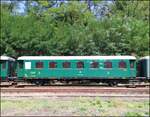 Personwagen Ce 3-3479 in Bahnhof Lužná u Rakovníka am 1. 9. 2024