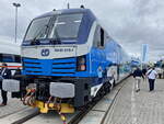 Wagen Nr. 80-90 019-1 (EVN: CZ -ČD 73 54 80-90 019-1 Afmpz880) der Tschechischen Eisenbahnen ( Siemens Wien; Škoda Wagonka Afmpz880) auf der Inno Trans 2024 in Berlin gesehen am 26. September 2024.