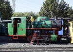 21.09.2024  Bahnhof Kolin Sendražice (deutsch Sendraschitz)t ein Ortsteil der Stadt Kolín , Augangspunkt der Kolínská řepařská drážka.Pflege der Stammlock 