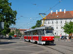 Brno/Brünn

DPMB Tatra K2 1080 als Linie 6, Česká, 18.06.2022 