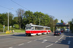 Am 10. Mai 2016 ist TW 1641 bei Kovářská unterwegs.