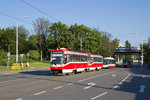 Am 10. Mai 2016 ist TW 1669 bei Kovářská unterwegs.