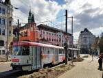 Liberec/Reichenberg__BTw Nr.59 [T3SUCS] vor dem Reichenberger Schloß.__04-03-2024