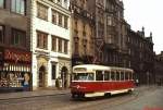 Tatra T2 150 der Straenbahn Plzen (August 1977)