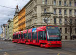 Prag/Praha    DPP Skoda 15T 9273 als Linie 17, Rašínovo nábř., 10.03.2020 