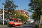 Fahrschulwagen 5525 in der Jicinska ulice im Stadtteil Vinohrady. (30.08.2024)