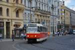 Tatra T3 auf der Linie 5 am 16.07.2014.