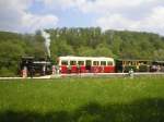 750 338-4 zu sehen mit Mn 86120 bei der Ausfahrt in Brniště am 24.05.21. Gruß zurück!!