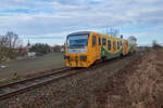 814 023 war am 05.01.2024 als Os 27207 auf dem Weg von Luby nach Cheb.