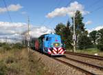 150 Jahre Eisenbahn um Cheb gab es am 19.09.15.
T211 0101 mit 310 072 bei Tršnice.