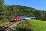 Der SP 1707 von Železná Ruda-Alžbětín nach Plzeň wurde am 11.