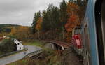 Unterwegs mit dem OS 18832 von Lipno nad Vltavou nach Rybnik mit der Retro 210 059.