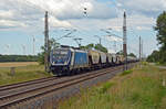 Am 14.07.24 führte 388 013 der CD Cargo einen Transcereal-Zug durch Wittenberg-Labetz Richtung Dessau.