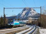 193 291-2 als R 612 zu sehen am 20.01.24 in Želenice nad Bílinou.