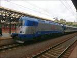 ČD 380 003-4 in HBf. Praha hlavni nadrazi am 17. 5. 2024.