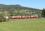 Am 21.09.24 fand auf der (Ziegenbahn) die Eröffnung auf dem neuen Teilstück von Telnice nach Krupka an. Hier 810 656 und 810 535 als Os 218314 zu sehen in Libouchec auf dem alten Teilstück von Děčín nach Telnice.