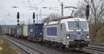 METRANS a.s., Praha [CZ] mit  383 404-1  [NVR-Nummer: 91 54 7383 404-1 CZ-MT] und Containerzug am 03.03.20 Bf.