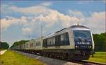 METRANS 761 003 zieht Containerzug durch Polje Richtung Koper Hafen.