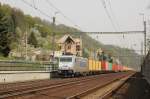 386 005-3 zu sehen am 25.04.15 in Ústí nad Labem.