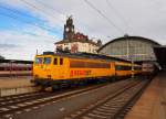 Regiojet 162 118-4 im Hauptbahnhof Prag am 8. 11. 2013.