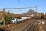 753 606-3 (Unipetrol) zu sehen am 13.03.22 in Želenice u.Bílinou.