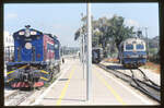 Bahnhof Bir Bou Regbar 25.05.2005Links Hauptstrecke nach Tunis und Sousse.