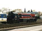 91 91 0 000561-1 auf Bahnhof Sousse am 22-04-2002.