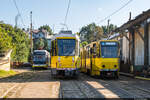 23.09.2024: Tramaufstellung neben dem Tramdepot Nr. 1 / Львів, Ukraine