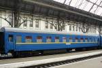 Schlafwagen Nummer 035 10617 in Zug nach Adler fotografiert in Lviv am 02-06-2009.