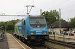 MÁV H-START 480 010  Zöld Úton Járunk  am 20.07.2024 auf Rangierfahrt in Keszthely.