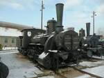 MAV IIIe von Sigl aus dem Jahr 1882, ausgestellt im Januar 2010 im Bahnpark Budapest. 