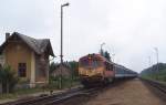Porpac am 14.5.1999 
M 412139 ist um 13.25 Uhr mit einem Schnellzug nach Szombathely unterwegs.