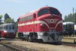 M61-001 während der Lokparade am 9.September 2018 ins Eisenbahnmuseumpark in Budapest.