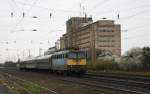 V 431020 am 6.9.2008 um 15.56 Uhr mit Zug nach Budapest in Mezökövesd.